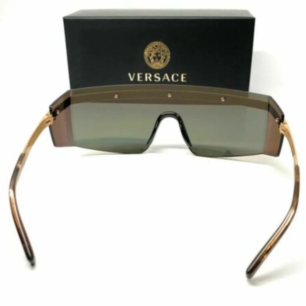 Versace Unisex Gold Brown Sunglasses!
